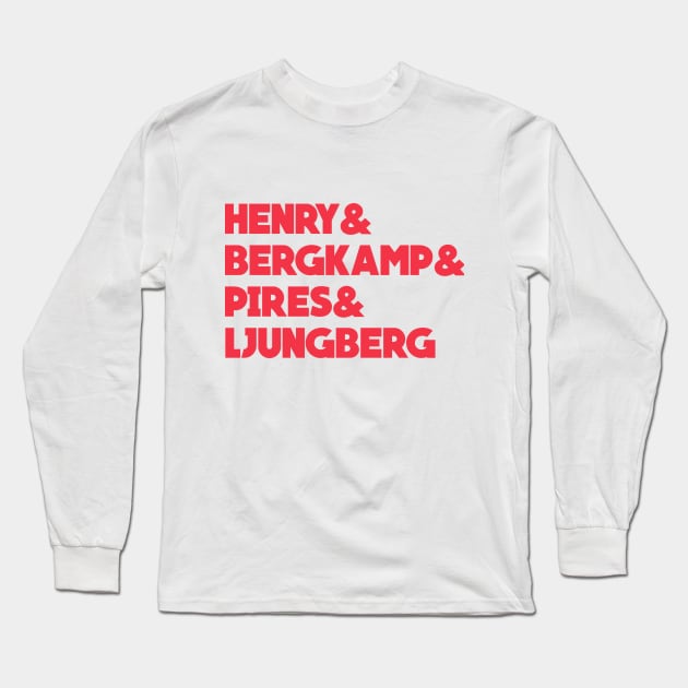 The Invincibles Long Sleeve T-Shirt by FootballArcade